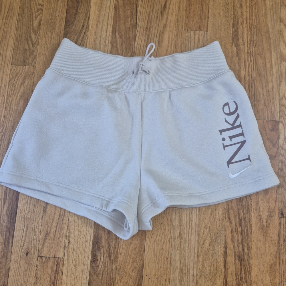 Nike Sportswear Phoenix Fleece Drawstring High-Waisted Loose Shorts(M) - Picture 1 of 8